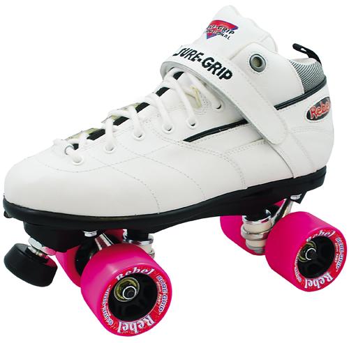 Sure-Grip Rebel Roller Skates White